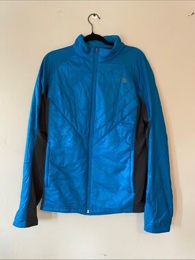 The North Face Men’s Blue Flight Series Jacket with Black Panels